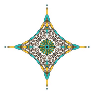 Etnik desenli yıldız