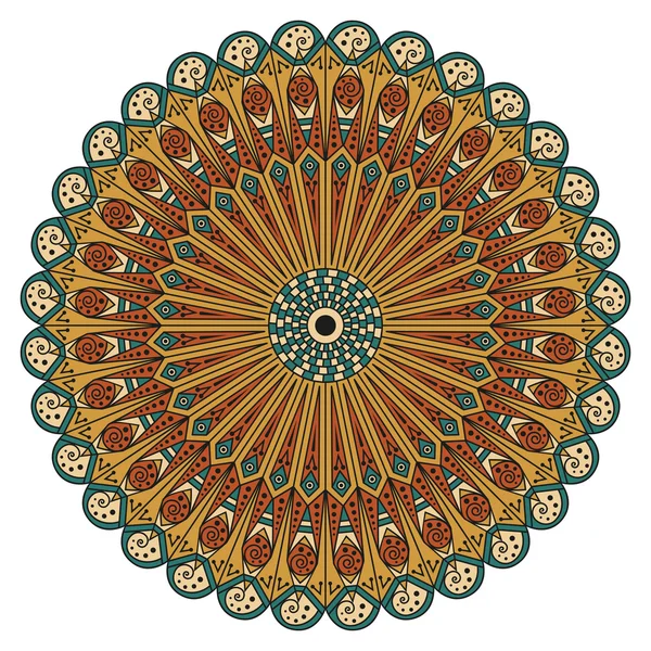 etnik desen yuvarlak