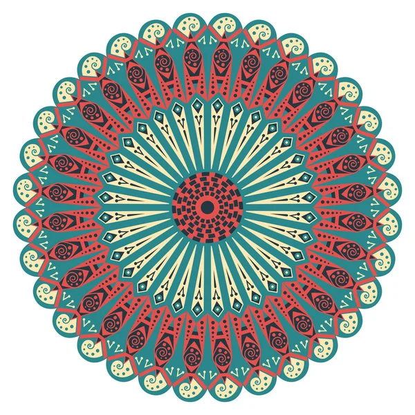 etnik desen yuvarlak