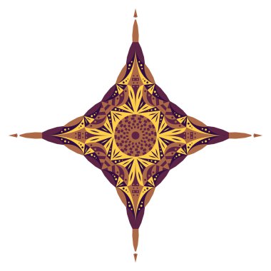 Etnik desenli yıldız