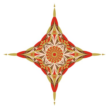 Etnik desenli yıldız