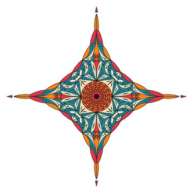 Etnik desenli yıldız