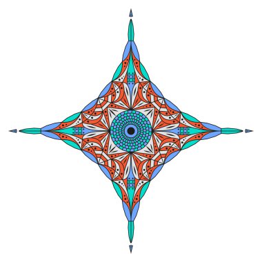 Etnik desenli yıldız