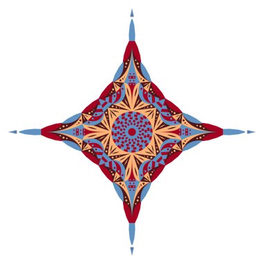 Etnik desenli yıldız
