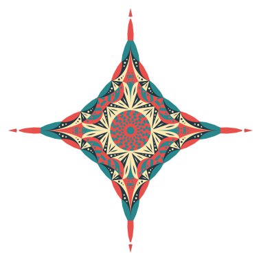 Etnik desenli yıldız