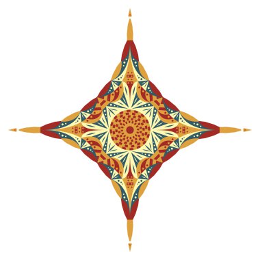 Etnik desenli yıldız