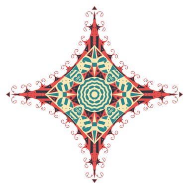 Etnik desenli yıldız