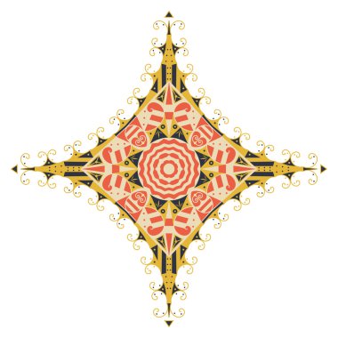 Etnik desenli yıldız