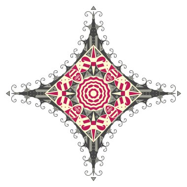 Etnik desenli yıldız