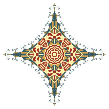 Etnik desenli yıldız