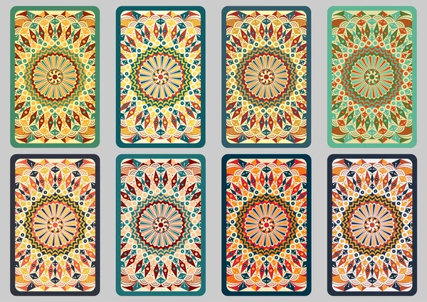 Set cartes rétro — Image vectorielle