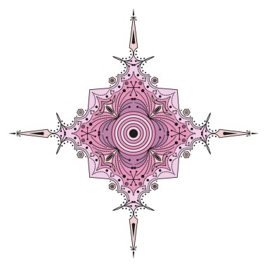 Etnik desenli yıldız