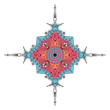 Etnik desenli yıldız