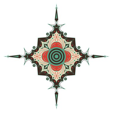Etnik desenli yıldız