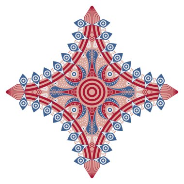 Etnik desenli yıldız