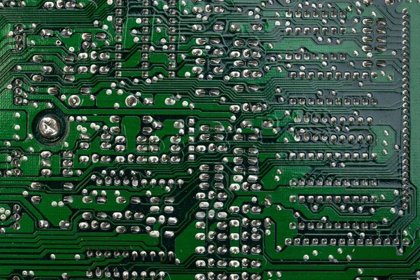 Scrap yard printed circuit board electronic waste for recycling with selective focus. main board electronic waste