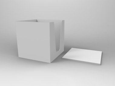 Not Defteri Tutucu & Notlar 3d Render