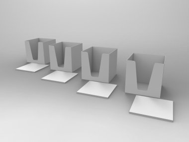 Not Defteri Tutucu & Notlar 3d Render