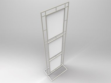 Poster standı 3d Render görüntülemek