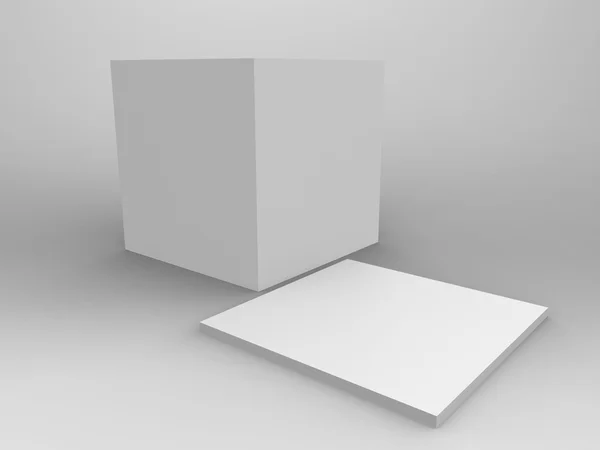 Notepad Holder & Notes 3D Render — Stock Photo, Image