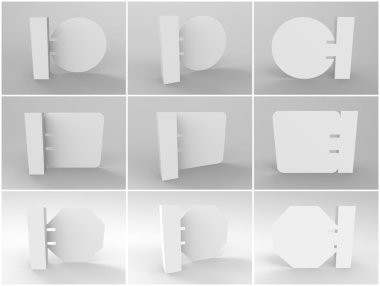 3D wobbler 3d Render