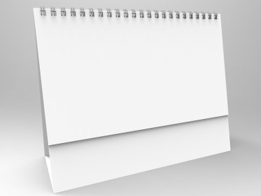 Masaüstü takvimi 3d Render