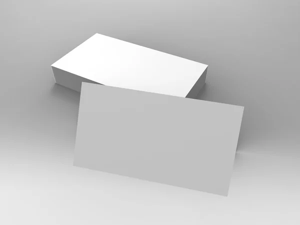 Business Card 3d Render — Stockfoto