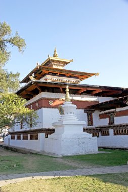 Kyichu Lhakhang Temple, Paro Valley, Bhutan clipart