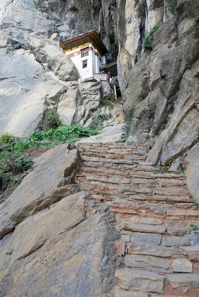 Hermitage at the Tiger's Nest complex, Paro, Bhutan — Stock Photo, Image