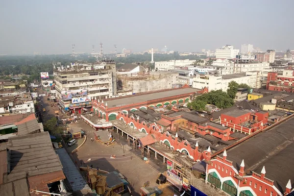 Calcutta e nuova vista sul mercato, Calcutta, India — Foto Stock