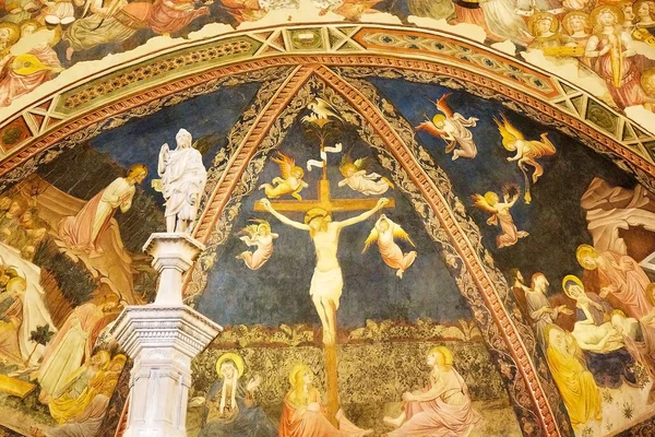 Baptisterium San Giovanni, Siena, Toskánsko, Itálie — Stock fotografie