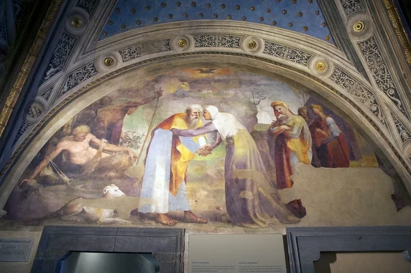 Starożytne szpitala Santa Maria della Scala, Siena, Włochy — Zdjęcie stockowe