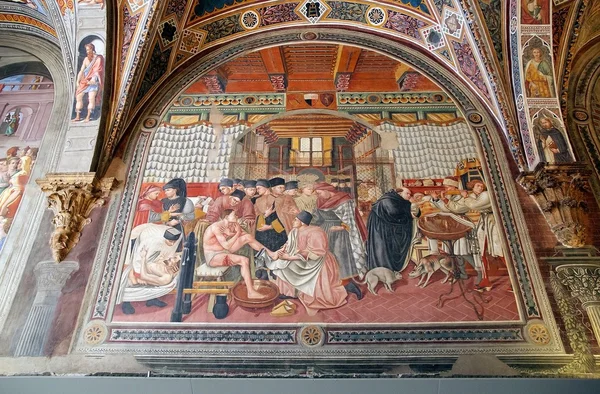 Древняя больница Санта Мария делла Скала, Сиена, Италия — стоковое фото