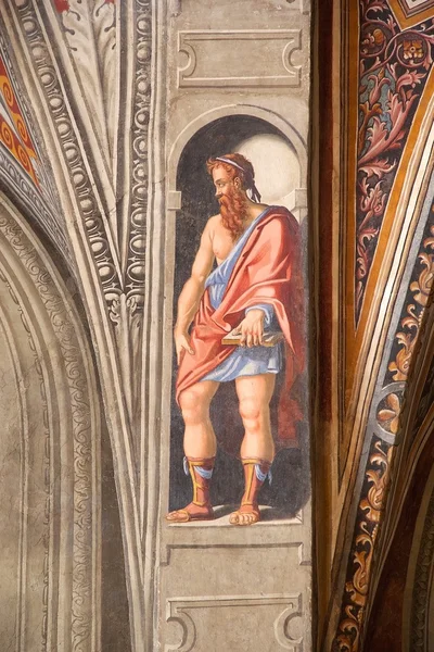 Arte no antigo hospital de Santa Maria della Scala, Siena, Itália — Fotografia de Stock