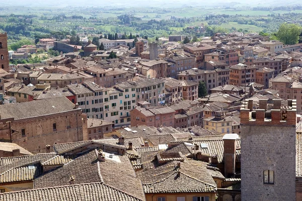 View of historic city of Siena, Tuscany, Italy — Stock Photo, Image