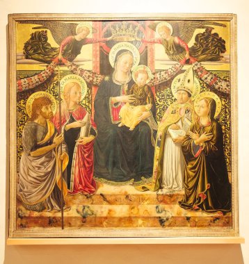 İtalya, ahşap üzerine tempera sanat