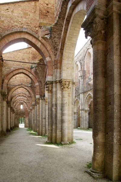 Abbey of San Galgano, ทัสกานี, อิตาลี — ภาพถ่ายสต็อก