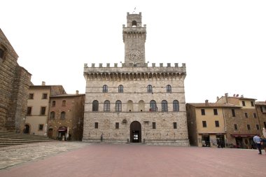 Montepulciano Komünal Sarayı, Toskana, İtalya