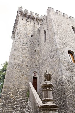 Castello di Brolio, Chianti'de Gaiole, Toskana, İtalya