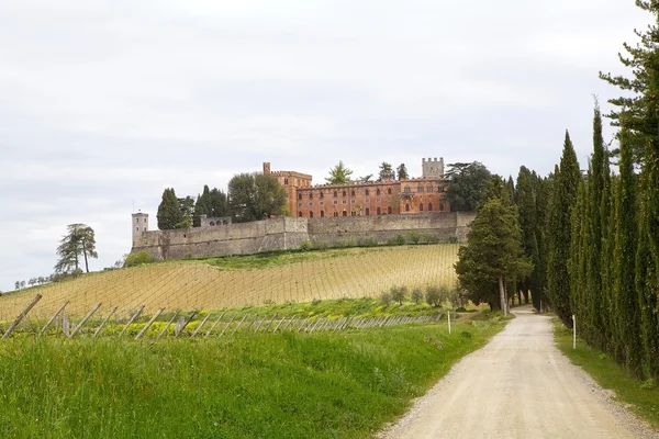 El Castello di Brolio, Gaiole in Chianti, Toscana, Italia — Foto de Stock