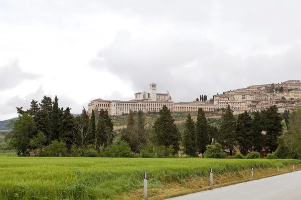 Panorama de Asís, Italia — Foto de Stock