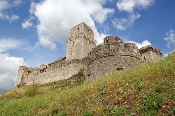 Rocca Maggiore, Assisi, Olaszország — Stock Fotó