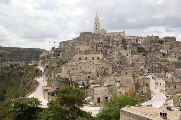 Sassi Matera Matera Italy Sassi Matera Two District Sasso Caveoso — Stock Photo, Image