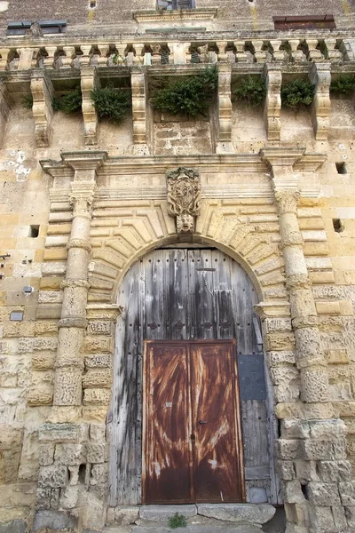 Fasáda Starého Paláce Sassi Matera Italském Matera Sassi Matery Jsou — Stock fotografie