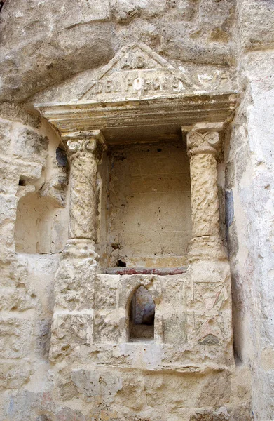 Detalles Los Sassi Matera Matera Italia Los Sassi Matera Son — Foto de Stock