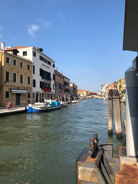 Bâtiments Long Canal Cannaregio Venise Une Ville Dans Nord Est — Photo