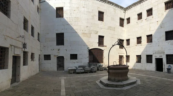 Piombi Bývalé Vězení Doge Palace Paazzo Ducale Palác Postavený Benátském — Stock fotografie