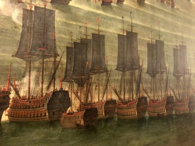 İtalya, Venedik 'teki Piazza San Marco' daki Müze Correr 'de resim yapmak. Museo Correr, St. Mark Meydanı 'nda yer alan bir müzedir.