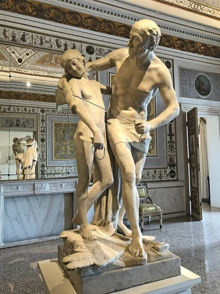Ikarus Skulptur Museo Correr Auf Dem Markusplatz Venedig Italien Museo — Stockfoto