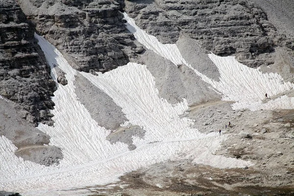 Senderismo Grupo Sella Los Dolomitas Los Dolomitas Son Una Cordillera — Foto de Stock